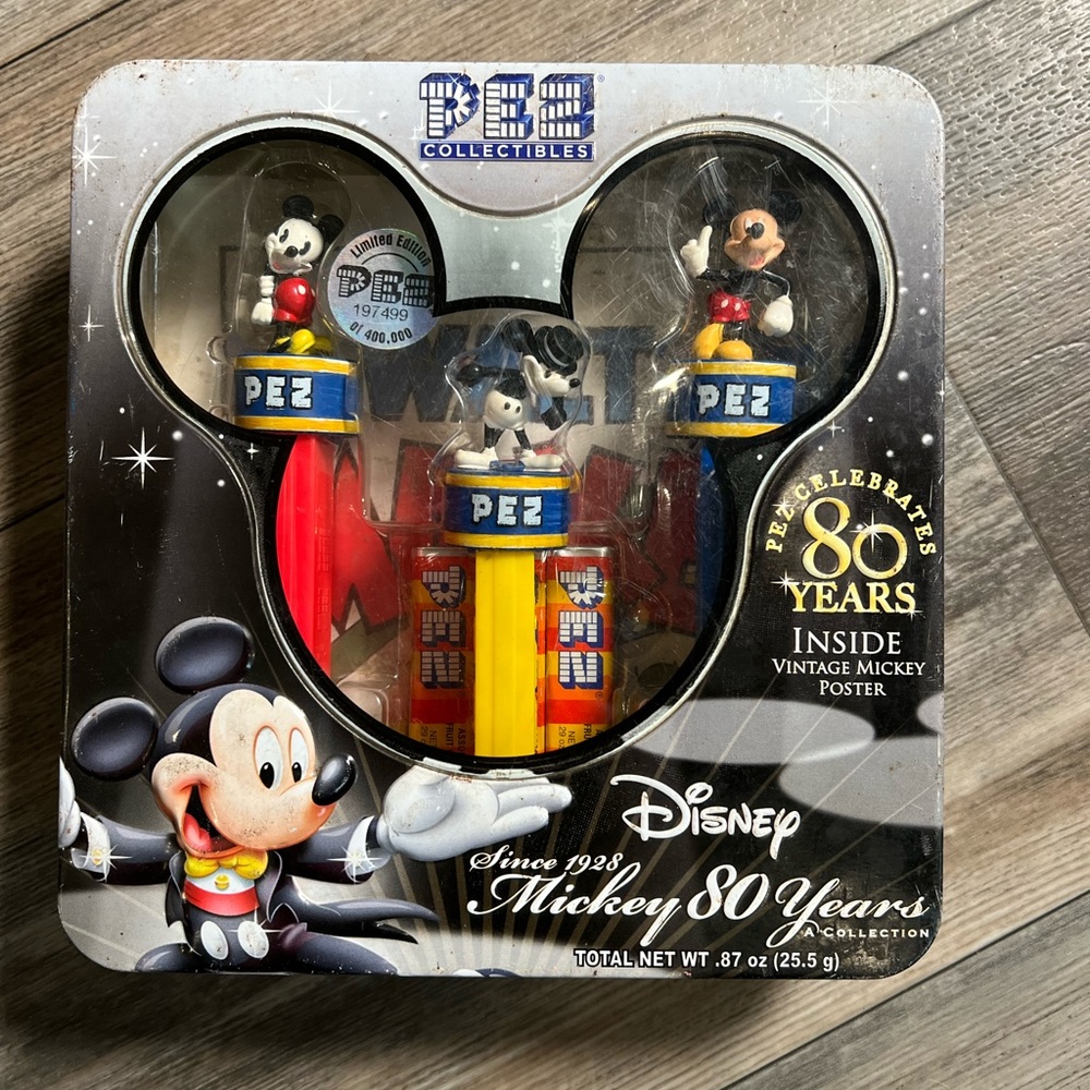 New Pez Collectible Mickey Mouse 80‎ Years